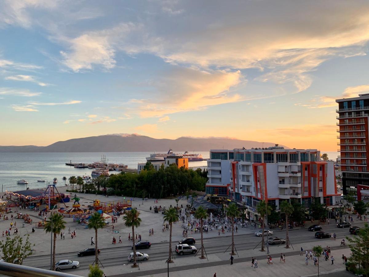Pearl Seaview Apartment Vlorë Екстериор снимка
